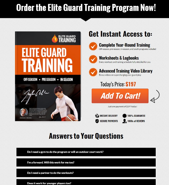 Elite Guard Training Custom WordPress Theme